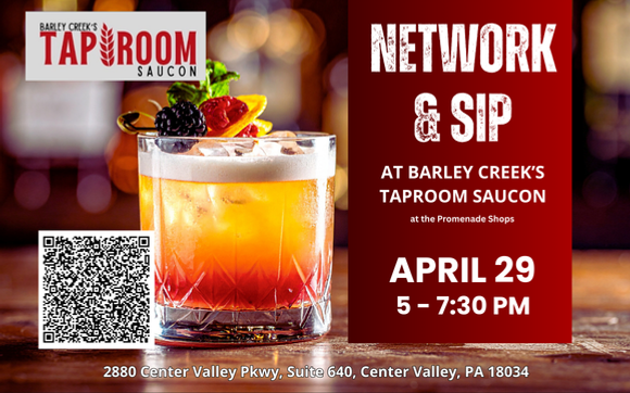 Network & Sip at Barley Creek's Taproom at the Promenade Shops