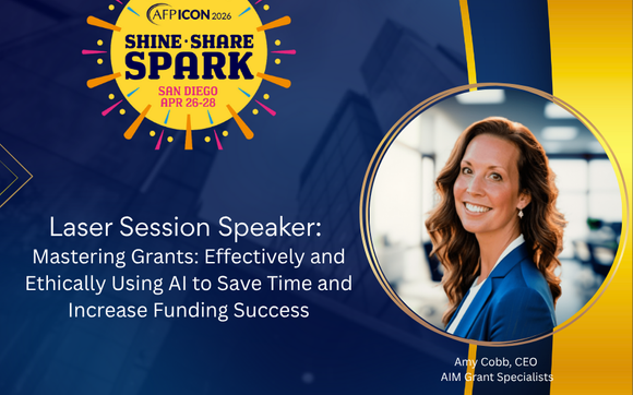 AFP ICON 2026 with AIM Grant Specialists