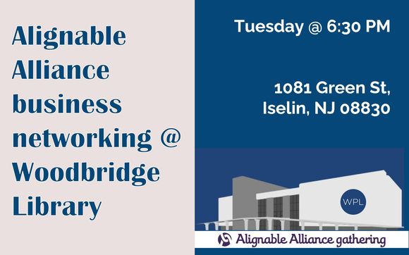 Alignable Biz Networking @ Iselin, Woodbridge Twp with Obligent Consulting