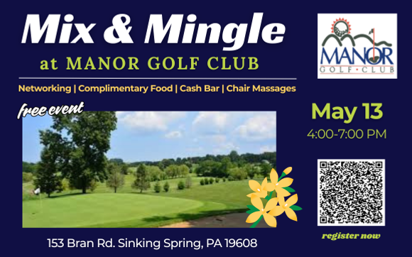 Mix & Mingle at Manor Golf Club with Business Owners Trade Alliance / Ambassador Alignable Alliance of Lehigh Valley/Monroe/Berks
