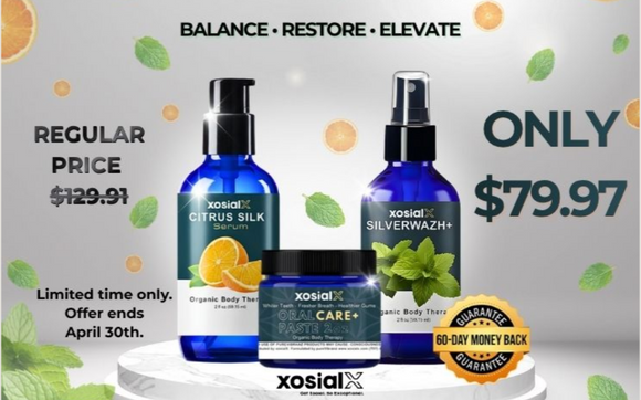 Organic Age Reversal System (OARS) HUGE LIMITED-TIME $50 SAVINGS with  XosialX & NuCalm: Making Your Life Better
