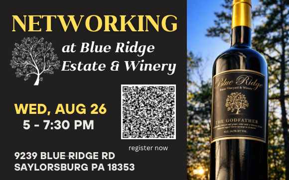Networking at Blue Ridge Estate Vineyard & Winery with Business Owners Trade Alliance / Ambassador Alignable Alliance of Lehigh Valley/Monroe/Berks