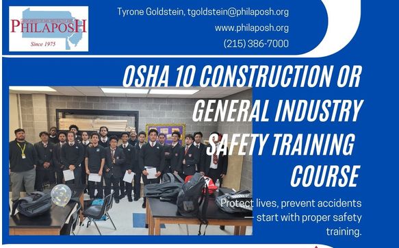 OSHA 10-Hour Training - General or Construction Industry by Philaposh ...