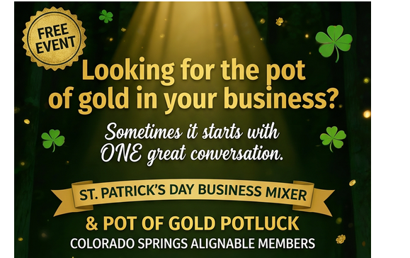 Pot of Gold Potluck: Colorado Springs Alignable Business Mixer