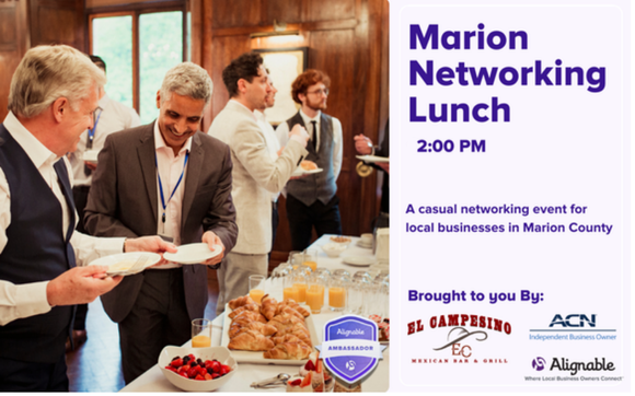 Marion networking lunch with Affordable Healthcare
