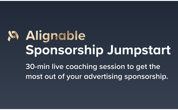 Alignable Sponsorship Jumpstart with Alignable