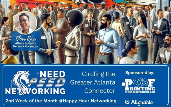Need 4 Speed Networking Game @ Roswell Junction with Business Growth Partner: iBrandNDesign & POOF Printing