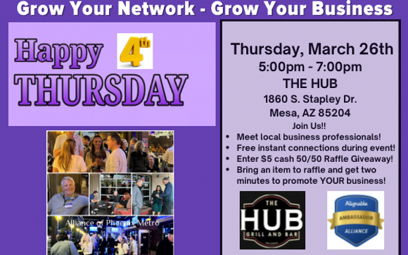  4th Thursday Networking!  with AZ Metals; Ambassador; Business Person of the Year 25'-21', 18'; Top 50 Nationally; Top Women & #1 U.S. Mentor '21