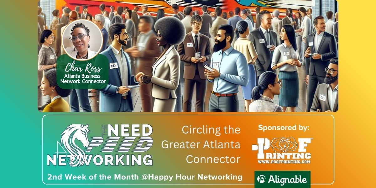 Need 4 Speed Networking @Chamblee Tucker with Business Growth Partner: iBrandNDesign & POOF Printing