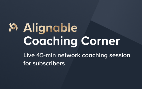 Alignable Coaching Corner