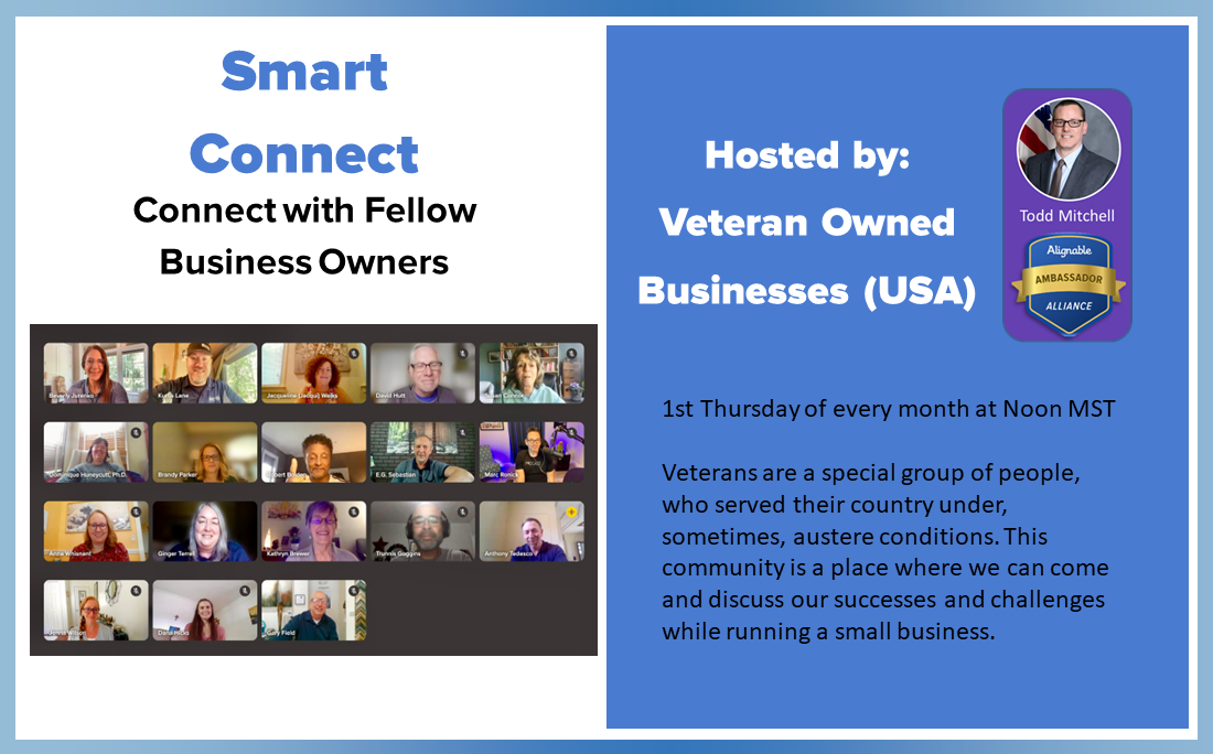 Veterans Smart Connect: Meet your next referral partner! with CyberSecurity4biz, LLC
