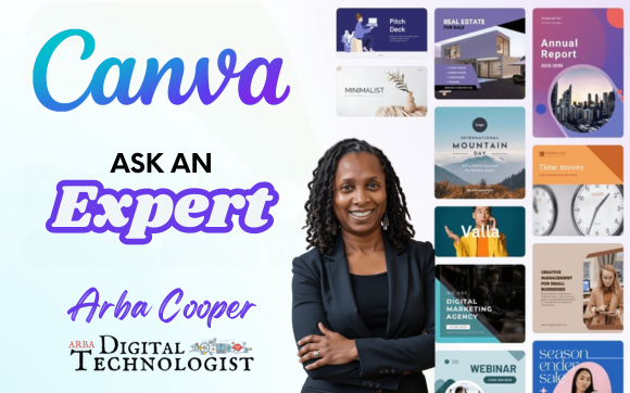 CANVA Ask An Expert Workshop with 💻 Arba - Digital Technologist