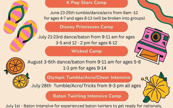 Summer camps with Russell's Dance & Baton Studio