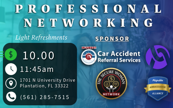 Professional Networking Mixer with Legacy Strategist, Podcast Host, Publisher, Ambassador