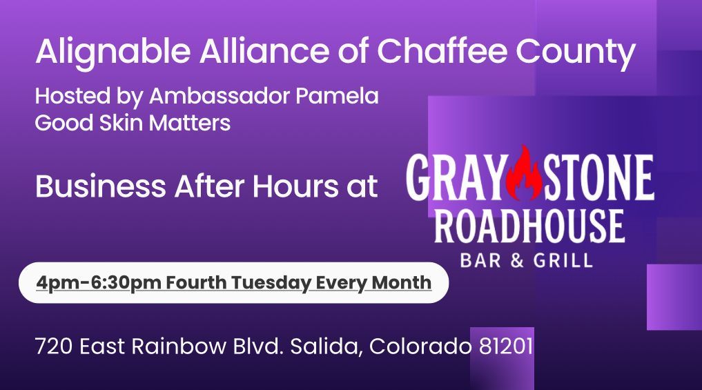 Fourth Tuesday Business After Hours with Pamela Good, Alignable Ambassador, Group, and Network Lead