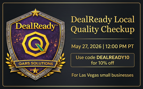 DEALREADY10 for 10% off with QARS Solutions