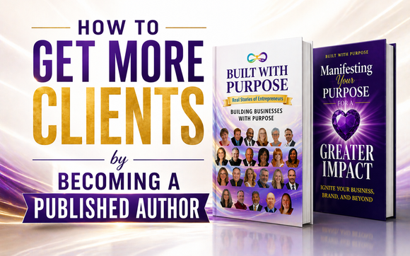 How to Get More Clients by Becoming a Published Author with Sue Brooke ~ Business with Purpose Non-Profit & Business with Purpose Publishing
