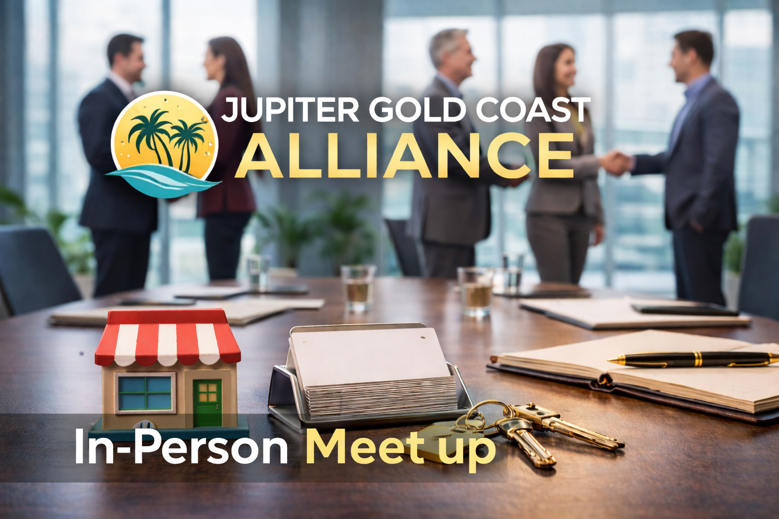 Jupiter Gold Coast Alliance | Networking In Person Meetup with Ambassador Jupiter Gold Coast Allience | Velon Capital