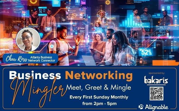 Back 2 Bakaris Networking Mingler with Business Growth Partner: iBrandNDesign & POOF Printing