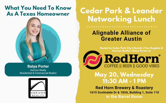 Alignable Cedar Park/Leander Networking Lunch