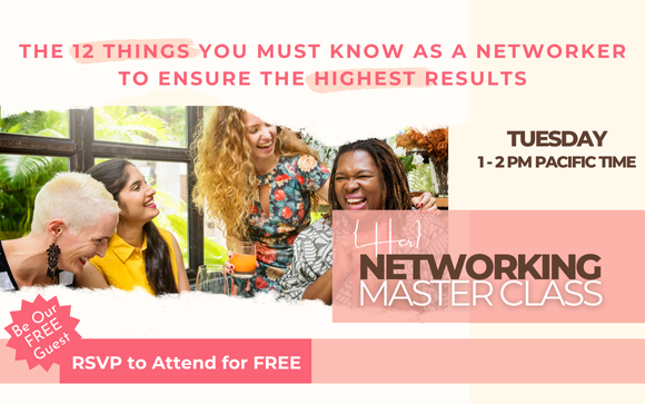 ✨FREE 🎯{HER} Networking Master Class🎯! with Promote Her Business Int'l