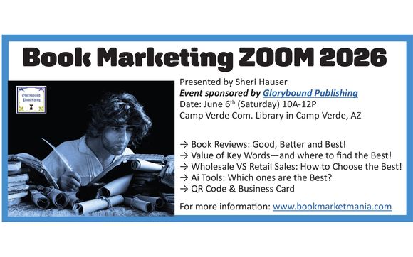 Book Marketing ZOOM 2026 with Glorybound Publishing