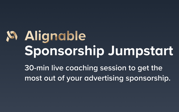 Alignable Sponsorship Jumpstart with Alignable