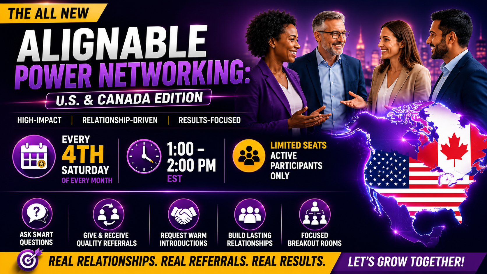 Alignable Power Networking: U.S. & Canada Edition with DannasSales | Helping People Live Better Building Leaders. Growing Businesses. Creating Lasting Relationships.