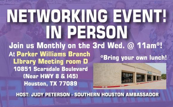 IN PERSON Networking Event - Pearland