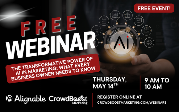 Webinar: The Transformative power of AI in Marketing  with CrowdBoost Marketing