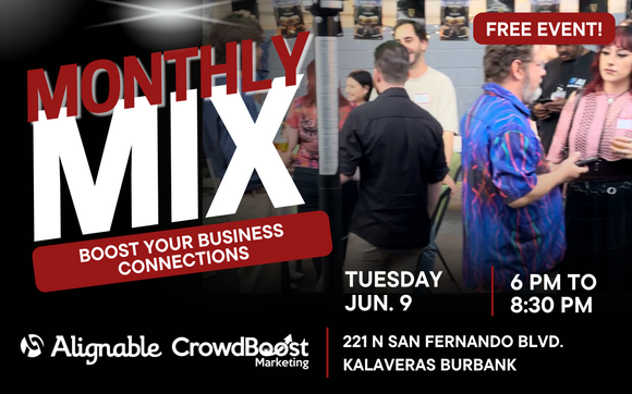 Monthly mix: BOOST your Business connections with CrowdBoost Marketing