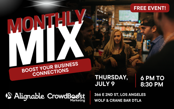 Monthly Mix: BOOST your Business Connections with CrowdBoost Marketing