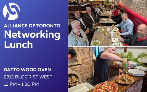 Monthly Networking Lunch at Gatto Wood Oven with Quiet City Design, Toronto Ambassador, #19 Local Biz Person of the Year 2025