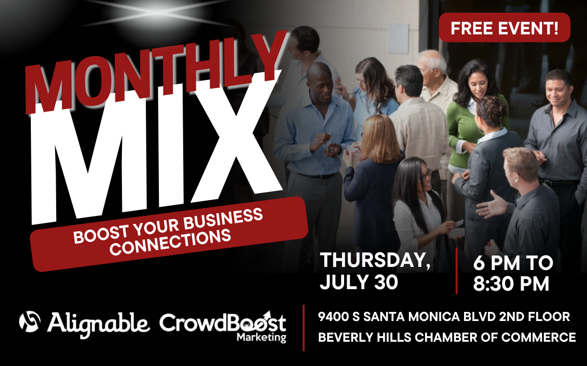 Monthly Mix: BOOST your Business Connections with CrowdBoost Marketing