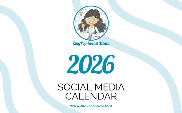Social Media Calendar 50% off in June with ZingPop Social Media | Alignable Silicon Valley Ambassador