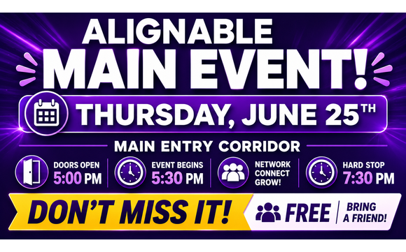 🎉 ALIGNABLE MAIN EVENT 🎉 with Credit Fix JOE™