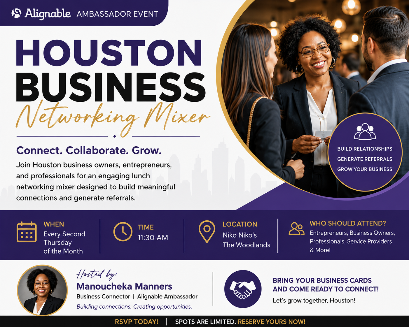 Alignable The Woodlands Business Networking with Manners Realty