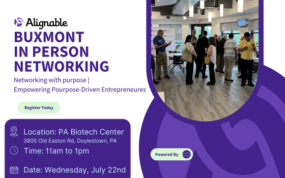 BuxMont In Person Networking Event