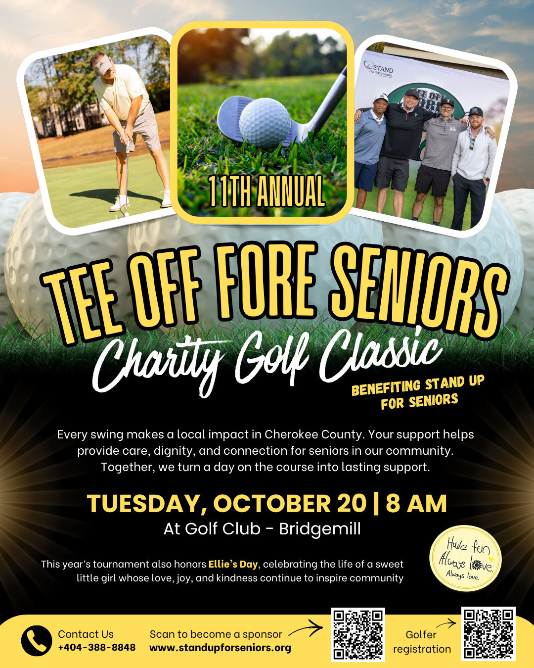 Tee Off For Seniors - Charity Golf Classic with Stand Up For Seniors