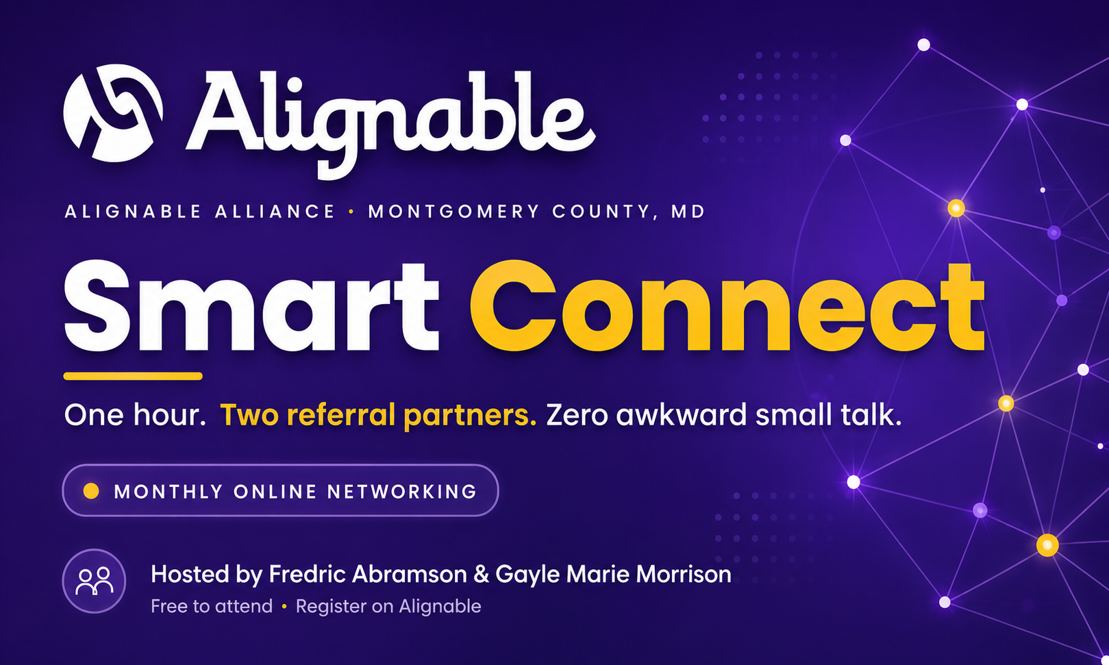 Smart Connect: Speed Networking for Referral Partners. with The Marketing Consultant of Maryland, Authority Architect | Marketing Strategist 
