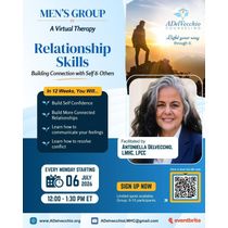 A Virtual Therapy Relationship Skills Men's Group with  Alignable Florida Ambassador / Trusted Referral Partners Global Elite / Insurance Educator