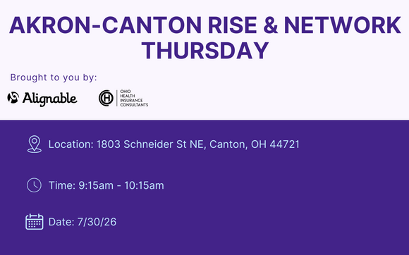 Akron-Canton Rise & Network Thursday