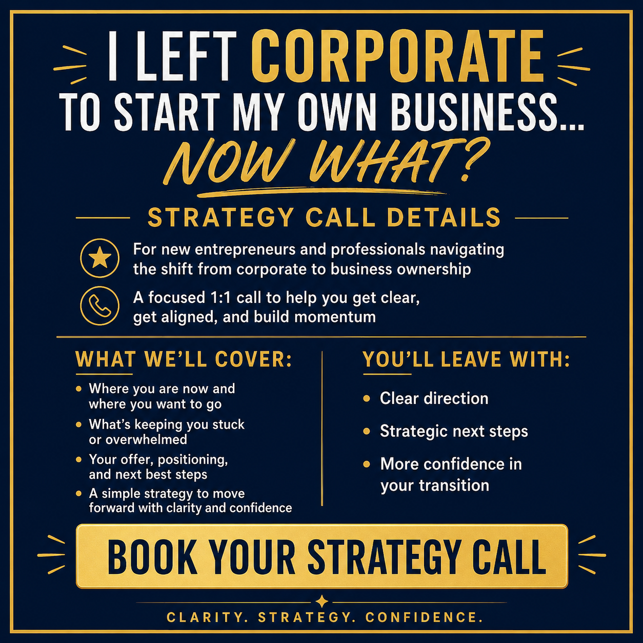 Strategic Advisory Consult with Bridge to Freedom Coaching
