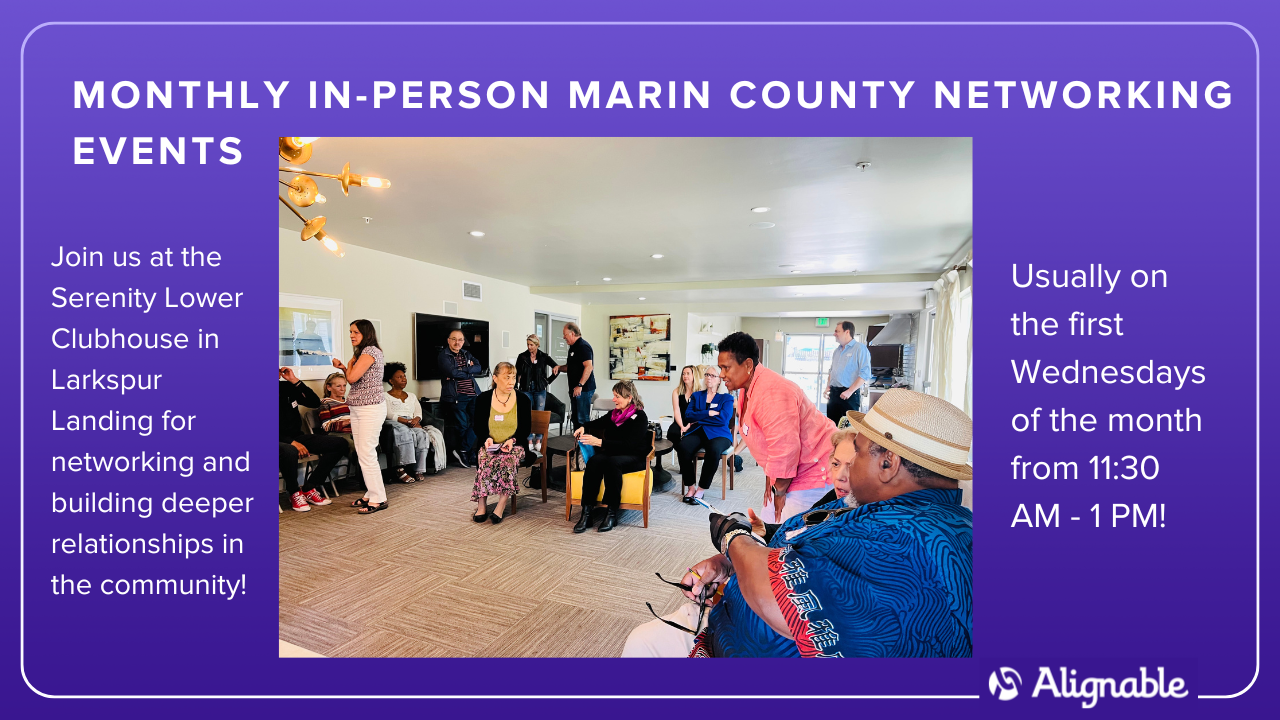 Monthly In-Person Marin County Networking with Dialogical Persona Healing Arts