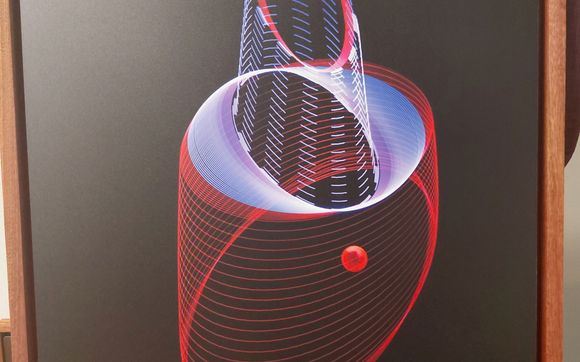 SHIELDED ( NOT AI GENERATED) contemporary beauty! with "All Painting Art With Style", also as KLK Lighting Design, LLC