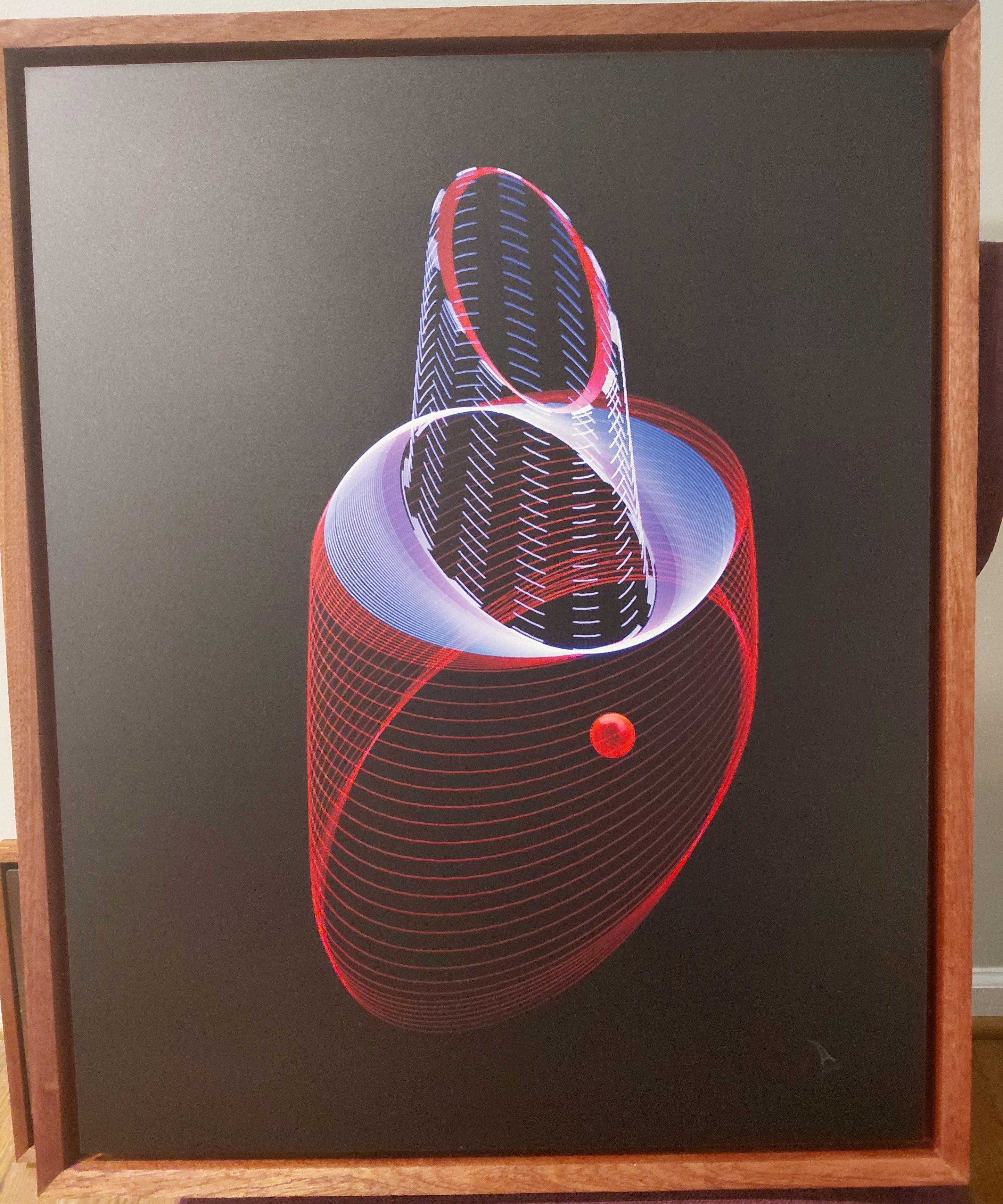 SHIELDED ( NOT AI GENERATED) contemporary beauty! with "All Painting Art With Style", also as KLK Lighting Design, LLC