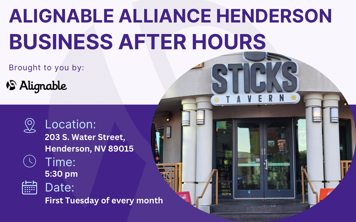 Alignable Alliance of Henderson - 1st Tuesday with Get Help With Insurance, Inc. 