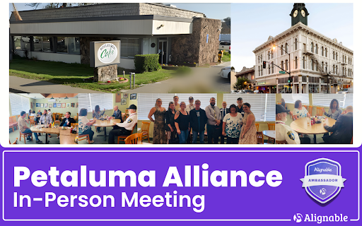Petaluma Alliance In-Person Meeting with BTA Video Productions