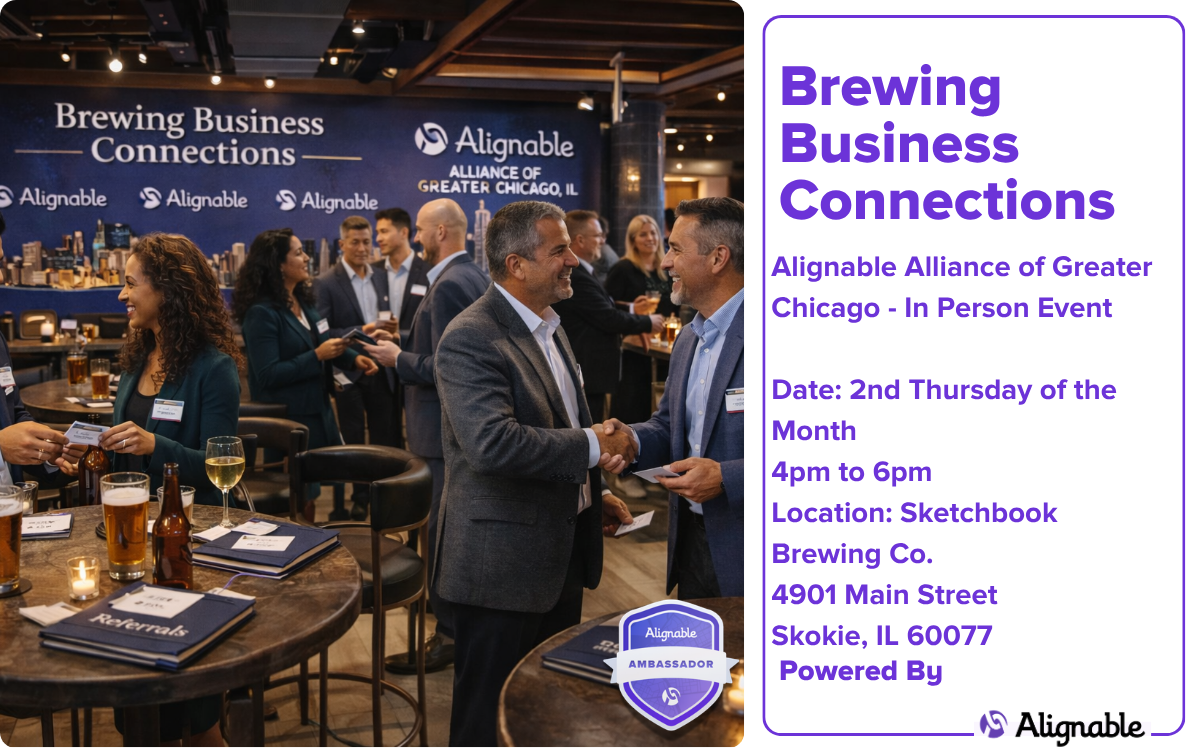 Brewing Business Connections - SKOKIE - SketchBook with Xerarch Strategies  