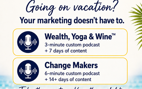 STAY TOP OF MIND WHEN ON VACAY with Chez Valerie llc